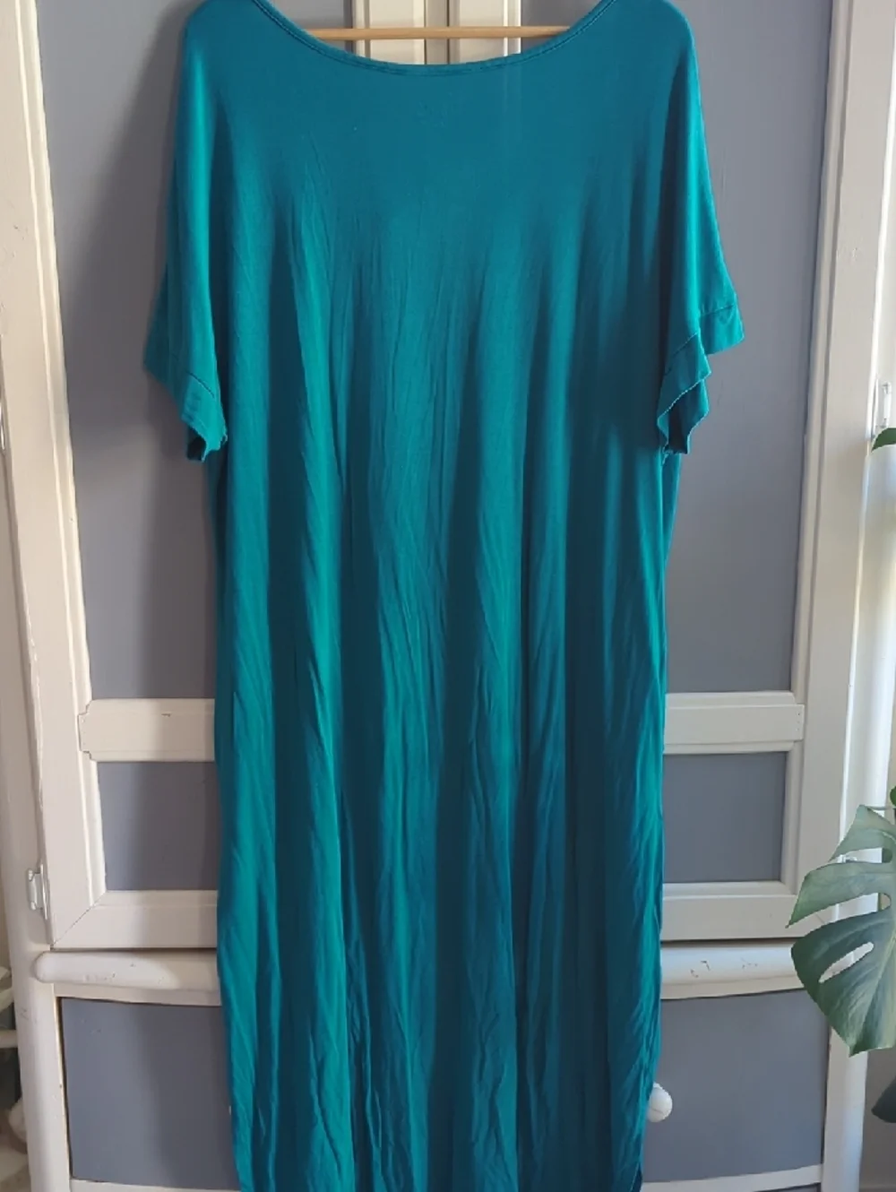 Time and Tru Black And Teal Bundle  Short-Sleeve Scoop Neck Dresses - Picture 9 of 9